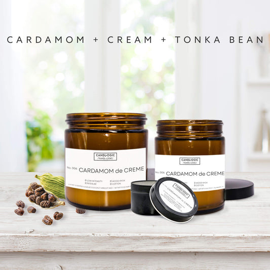 No. 006 Cardamom de Creme candle - Cardamom, Cream & Tonka Bean