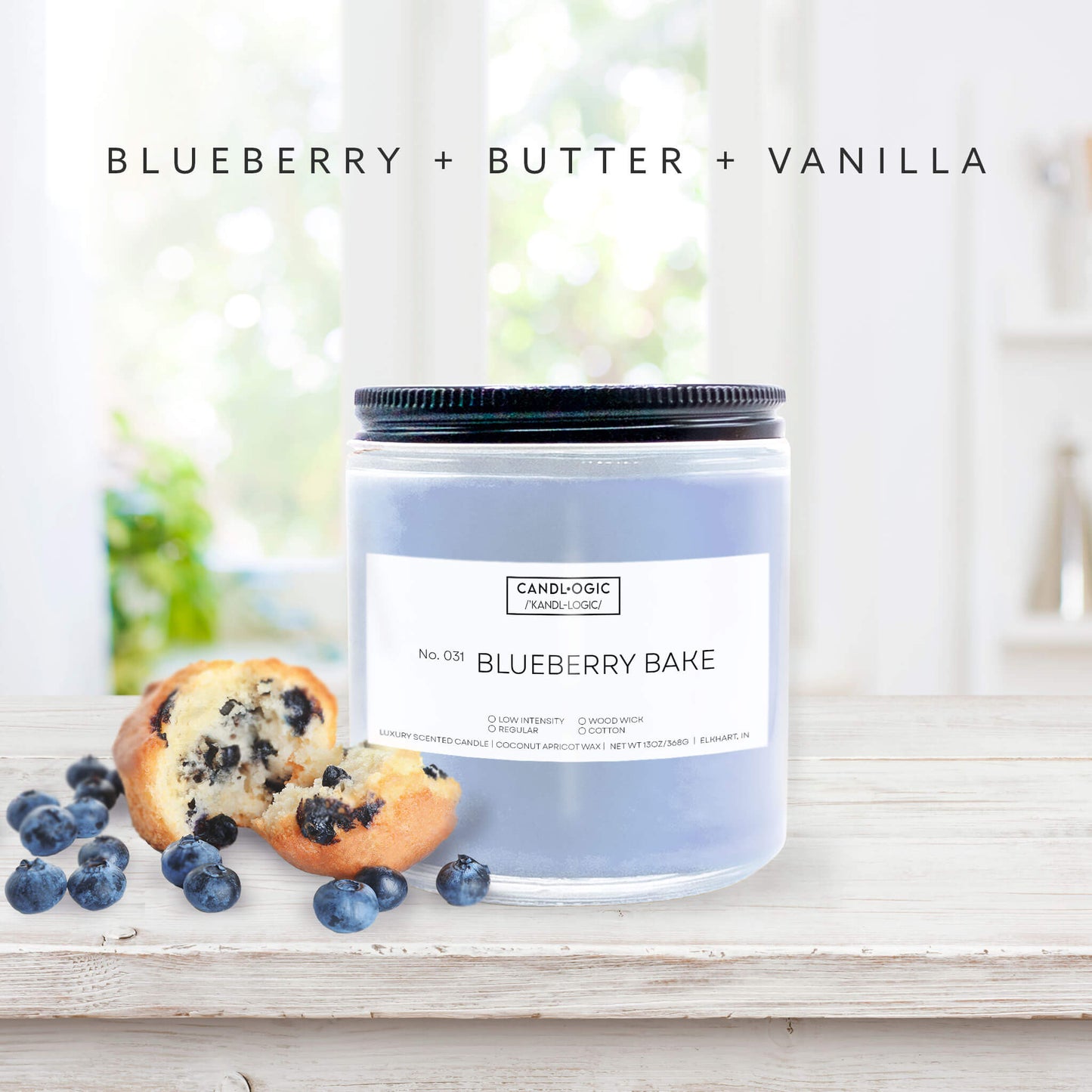 No. 031 Blueberry Bake candle - Blueberry, Vanilla & Butter