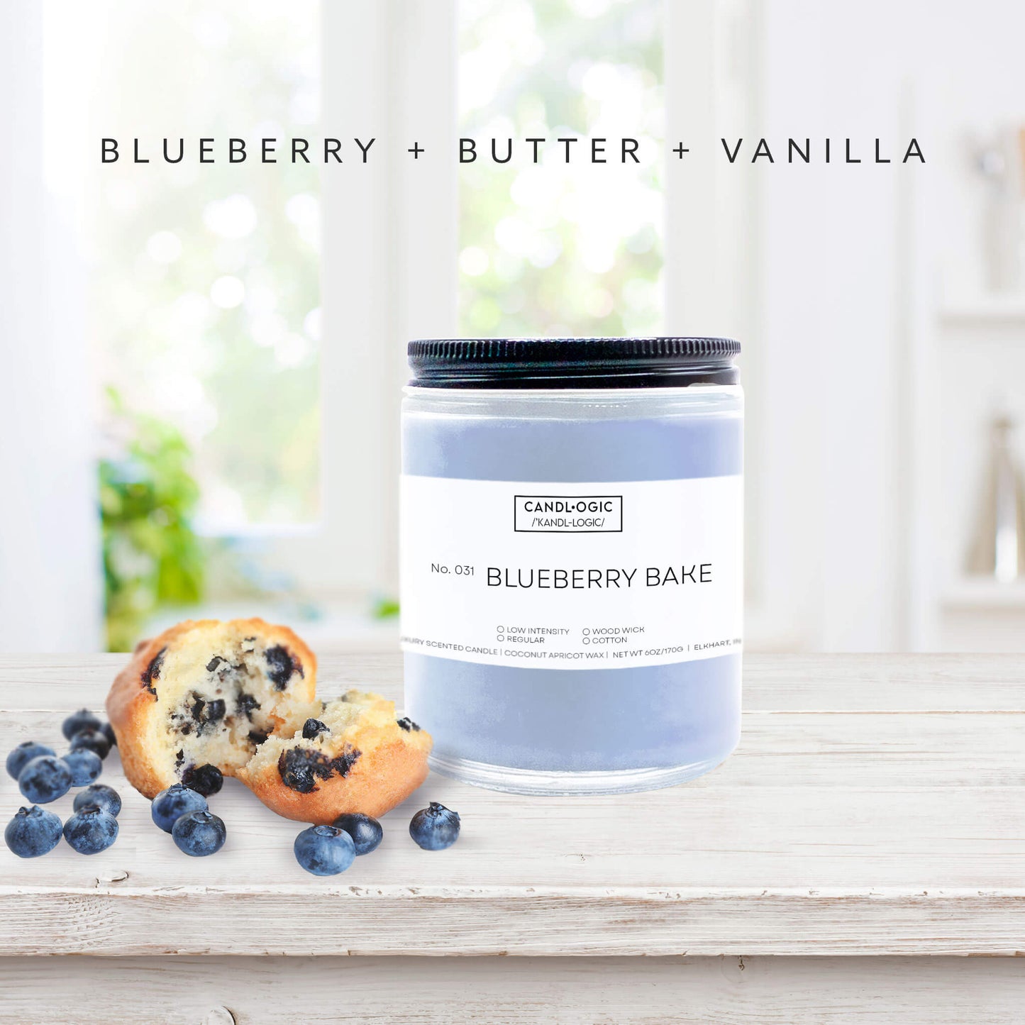 No. 031 Blueberry Bake candle - Blueberry, Vanilla & Butter