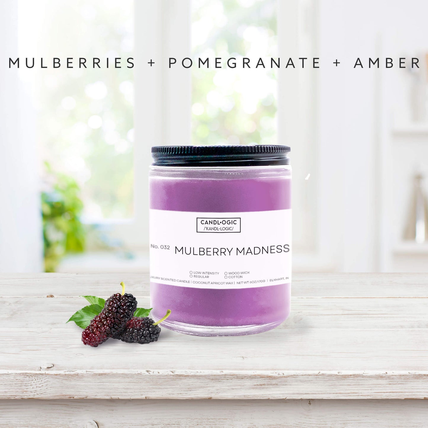 No. 032 Mulberry Madness candle - Mulberries, Pomegranate & Amber