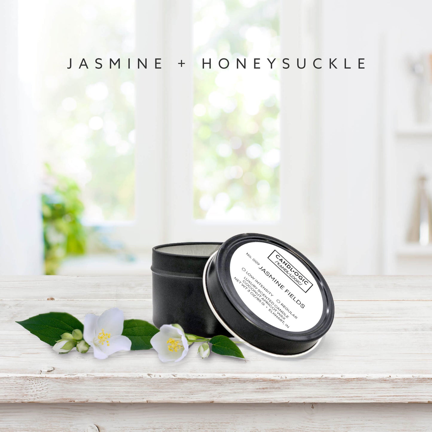 No. 009 Jasmine Fields candle - Jasmine & Honeysuckle