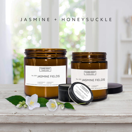 No. 009 Jasmine Fields candle - Jasmine & Honeysuckle