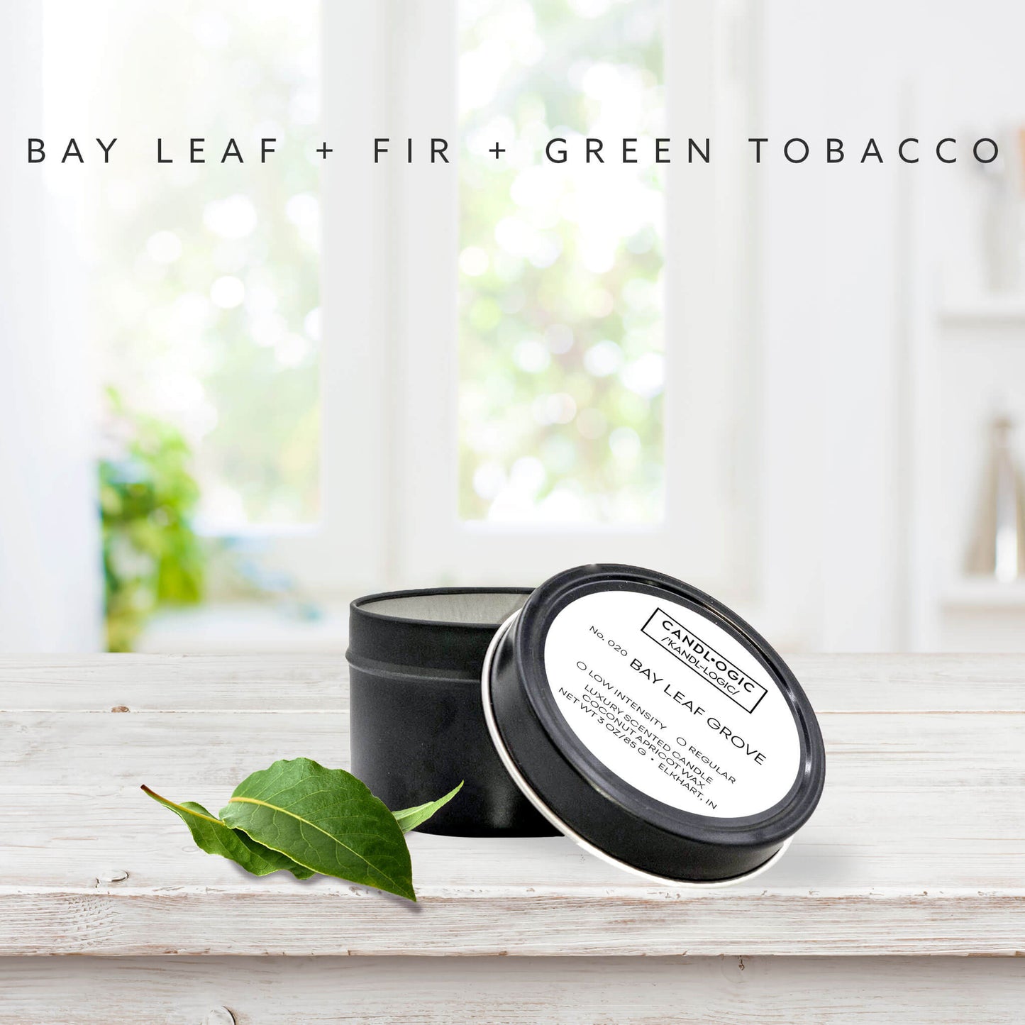 No. 020 Bay Leaf Grove candle - Bay Leaf, Fir & Green Tobacco Leaf