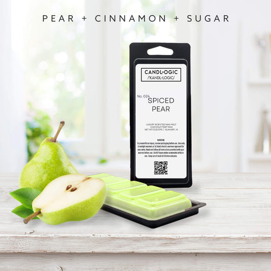 No. 024 Spiced Pear wax melt - Pear, Cinnamon & Sugar