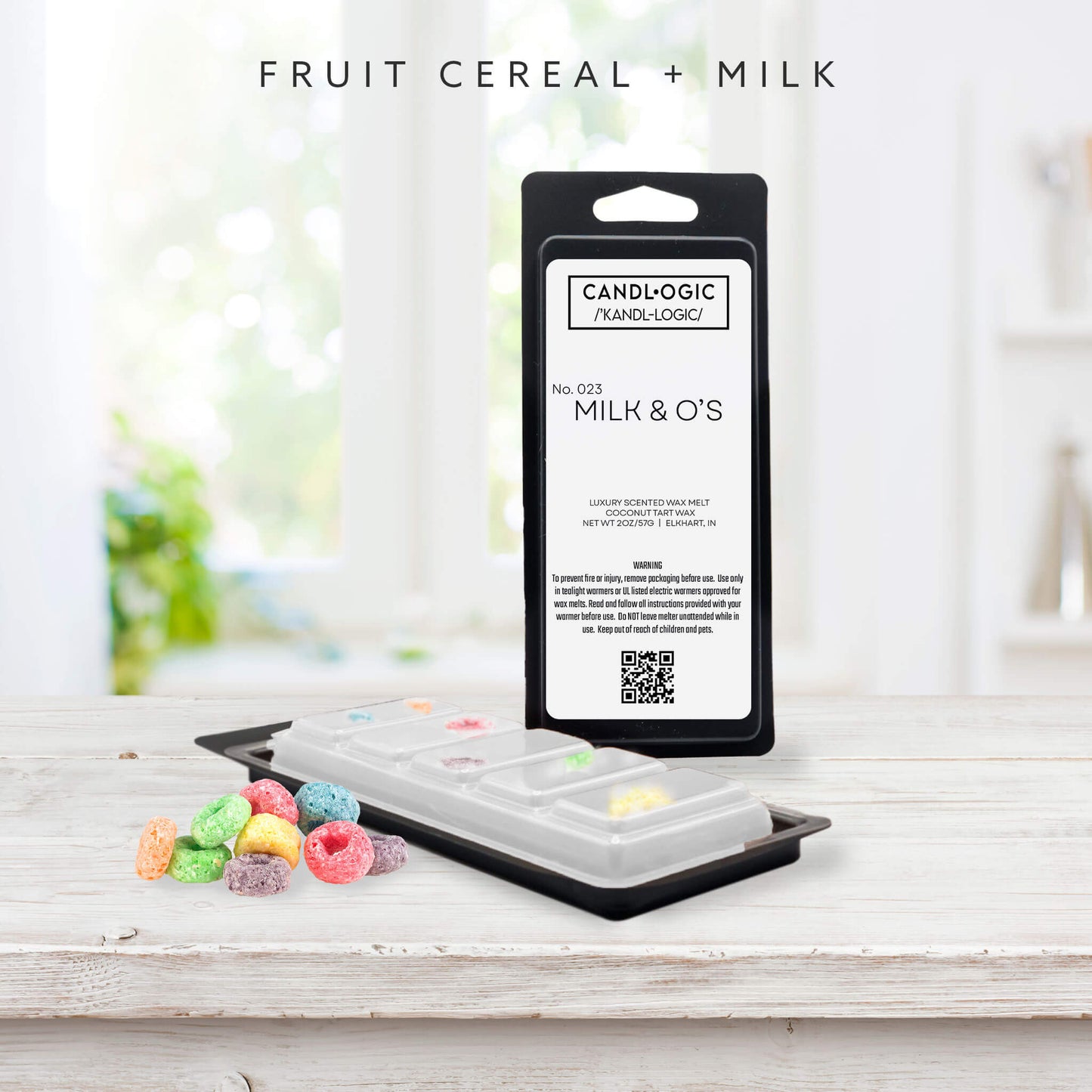 No. 030 Milk & O's wax melt - Fruit Cereal & Milk