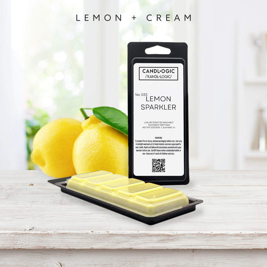 No. 033 Lemon Sparkler wax melt - Lemon & Cream