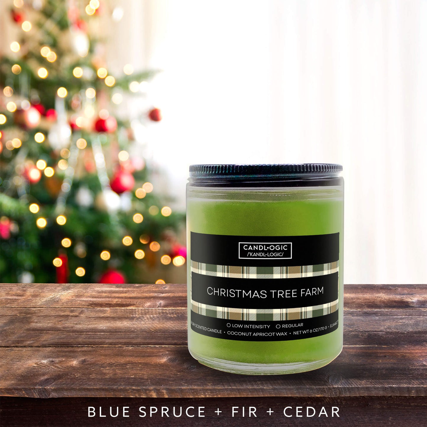 No. 300 Christmas Tree Farm candle - Blue Spruce, Fir & Cedar