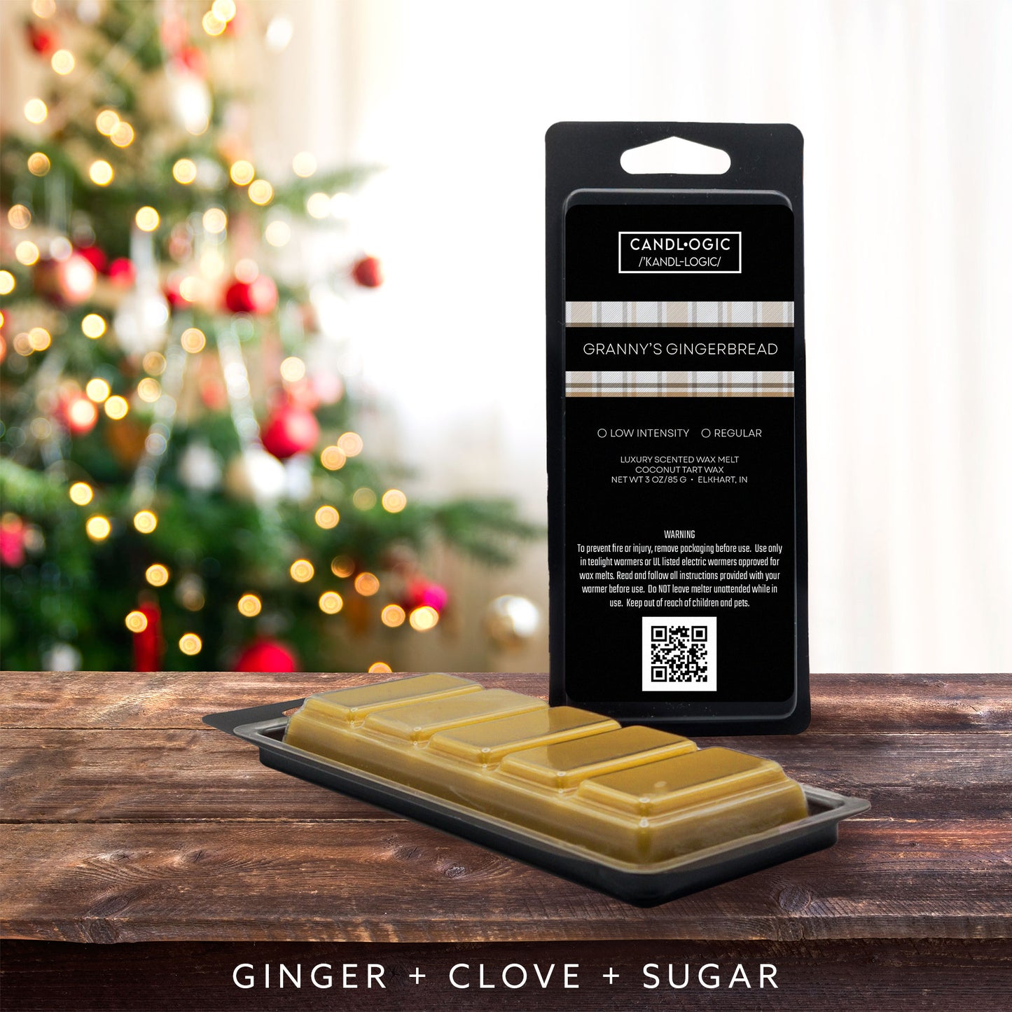 No. 302 Granny's Gingerbread wax melt - Ginger, Clove & Sugar
