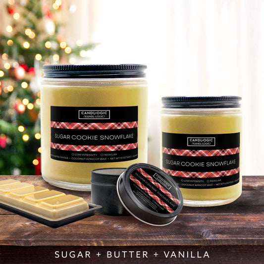 No. 303 Sugar Cookie Snowflake candle - Sugar, Butter & Vanilla